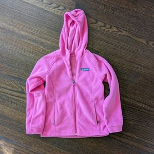 Columbia Pink Fleece Jacket with Hood